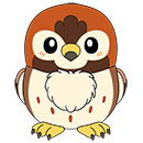 Mini Squishable Hawk